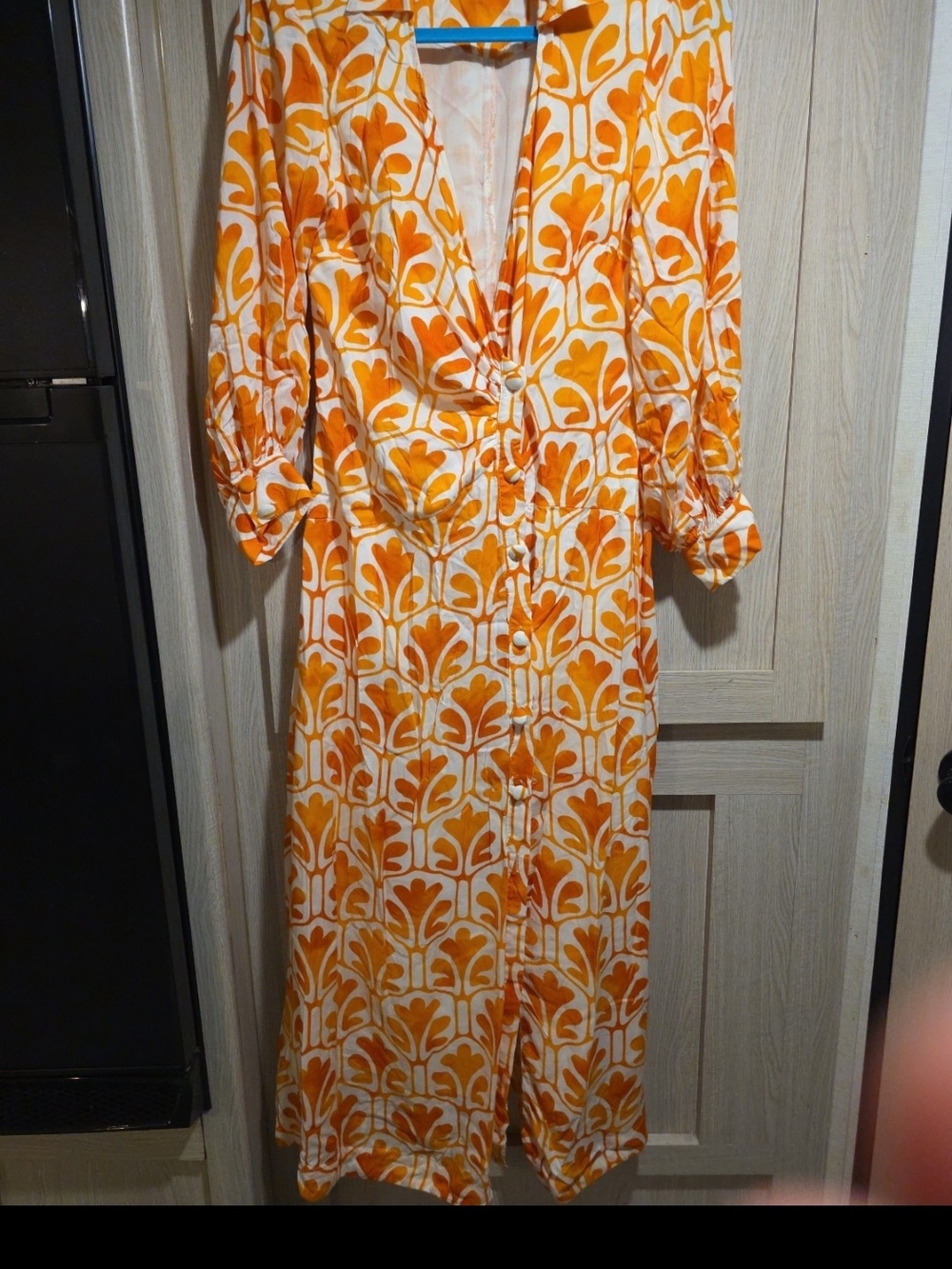 Anthropologie Maeve Long Sleeve Maxi Dress